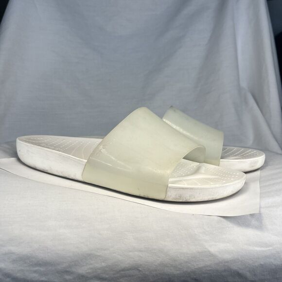 Crocs Splash Slide Sandals Flip Flops White Women 10 - Picture 8 of 8